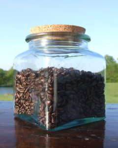 Recycled Square Glass Jar