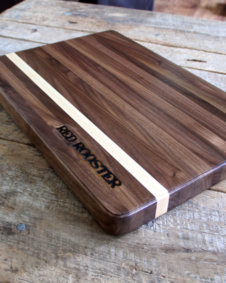 hand crafted hardwood cutting board