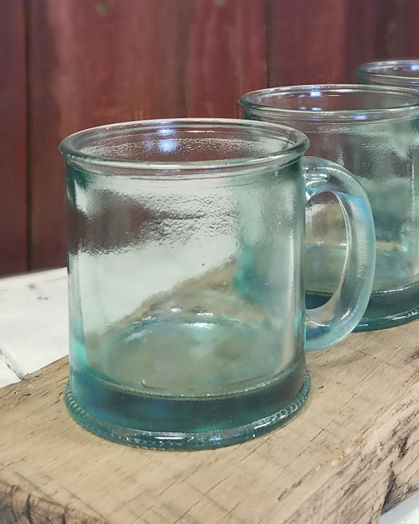 Handmade Recycled Glass Coffee Mug