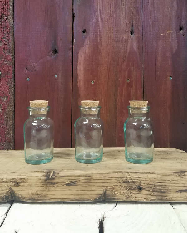 Corked Glass Spice Jar