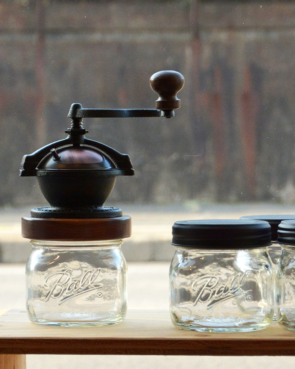 Manual Coffee Grinder Vintage Coffee Grinder With Glass Jar Coffee