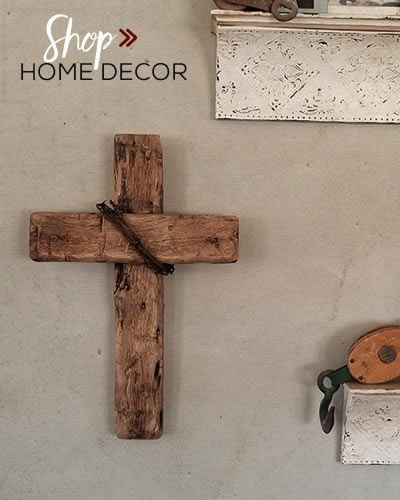 rugged reclaimed cross wall decor and reclaime