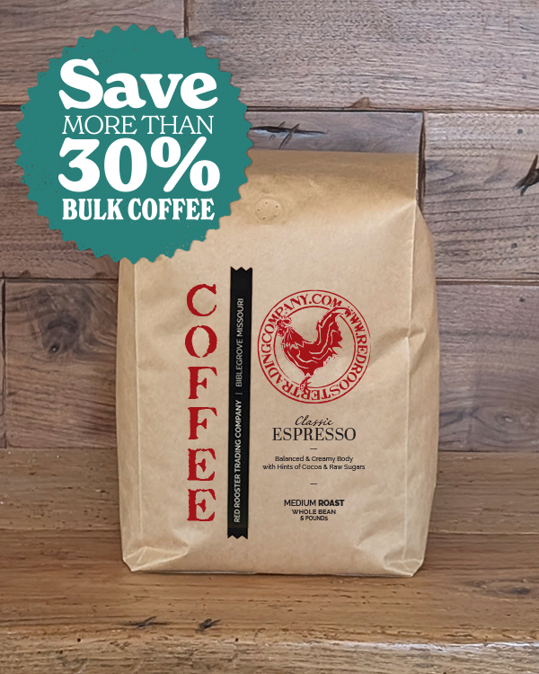 5 pound bag of Classic Espresso Specialty Coffee